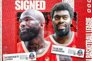 体育赛事-官方：NBL球队长沙勇胜签下达卡里-约翰逊和多米尼克-琼斯